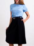 00251 Юбка черная миди