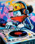 "Dj Микки" живопись на холсте 40*50см