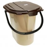 Ведро-туалет пластмассовое 19л, 36х39х40 см (Россия)