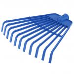 "Садовник" Грабли веерные 11 зубые, пластмассовые, синий, ГОСТ Р 50962-96 (Россия)