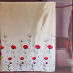 "Miranda" Штора для ванной тканевая 180х200см "Бодрум", 100% п/э (Турция)