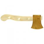 Вешалка-планка деревянная "Топорик" 44х16х8 см, 3 крючка, липа (Россия)