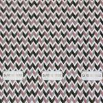 "Sanitary" Штора для ванной тканевая 180х180см "Зигзаг удачи" 100% полиэстер, без колец (Китай)