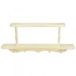 Полка деревянная "Фуршет" 65х30х8 см, липа (Россия)