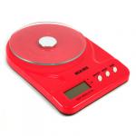 Весы кухонные 5кг пластмассовый корпус "Электронные" (1гр) 17х24х3,5см, стеклянная подставка, цвета микс (Китай)