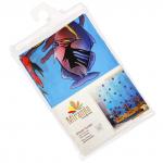 "Miranda" Штора для ванной тканевая 180х200см "Красное море", 100% п/э (Турция)