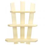 Полка деревянная "Ступени" 42х35х8 см, 3-х ярусная, липа (Россия)