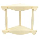 Полка деревянная для икон "№3" 32х23х38 см, угловая, липа (Россия)