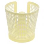 "Домашняя мода" Держатель для бумажных полотенец пластмассовый д14см h13,5см "Оренбургская сеточка" ванильный (Китай)