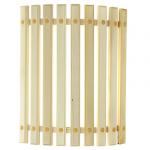 Абажур для бра деревянный "Простой-4 Кругло-Угловой" 37х34х10 см, липа (Россия)