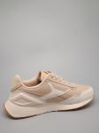 Кроссовки, иск.кожа/бежевый