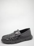 Мокасины, иск.кожа(лак)/черный