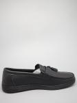 Мокасины, иск.кожа/черный