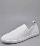 Слипоны, иск.кожа/белый