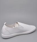 Слипоны, иск.кожа/белый