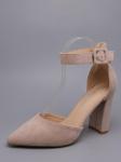 Туфли, иск.замша/бежевый