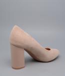 Туфли, иск.замша/бежевый