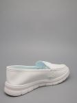 Слипоны, иск.кожа/белый