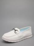 Слипоны, иск.кожа/белый