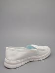 Слипоны, иск.кожа/белый