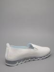 Слипоны, иск.кожа/белый