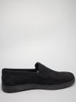 Мокасины, иск.замша/черный