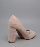 Туфли, иск.замша/бежевый