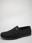 Мокасины, иск.замша/черный