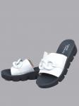 Шлепанцы, иск.кожа/белый&nbsp;&nbsp;
