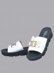 Шлепанцы, иск.кожа/белый&nbsp;&nbsp;