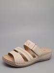 Шлепанцы, иск.кожа/бежевый