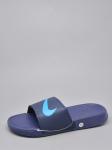 Шлепанцы, иск.кожа/синий
