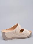 Шлепанцы, иск.кожа/бежевый