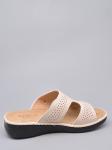 Шлепанцы, иск.кожа/бежевый