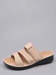 Шлепанцы, иск.кожа/бежевый