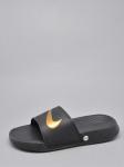 Шлепанцы, иск.кожа/черный