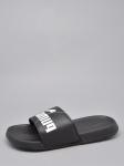 Шлепанцы, иск.кожа/черный