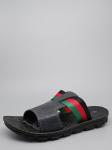 Шлепанцы, иск.кожа/черный