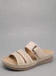 Шлепанцы, иск.кожа/бежевый