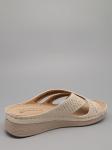 Шлепанцы, иск.кожа/бежевый
