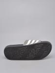 Шлепанцы, иск.кожа/серый