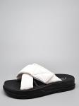 Шлепанцы, иск.кожа/белый