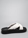 Шлепанцы, иск.кожа/белый