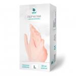 Перчатки пищевые винил. н/о «SAF&TY» прозрачные (L), 50 пар