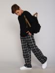 Брюки "Иван" черная клетка