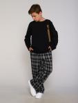 Брюки "Иван" черная клетка