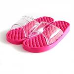 Гелевые массажные тапочки розовые мягкие, р.35-36