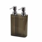 Кухонный дозатор пластиковый двойной, объём 0,3 л и 0,6 л