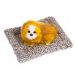 Игрушка на панель авто, собака на подушке, бело-рыжий окрас