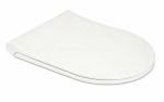 SLIM ELEGANCE Сиденье для унитаза D-образное, дюропласт, с системой плавного закрывания "soft-close"